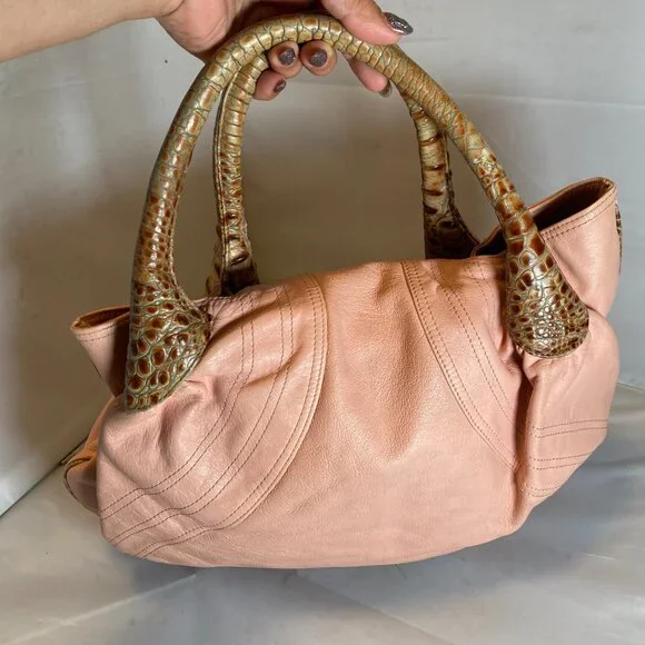 Fendi Y2K Spy Bag Pink Dusty Pink Pebbled leather - Picture 2 of 15